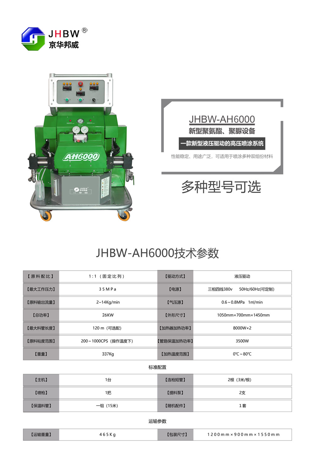 聚氨酯喷涂机设备